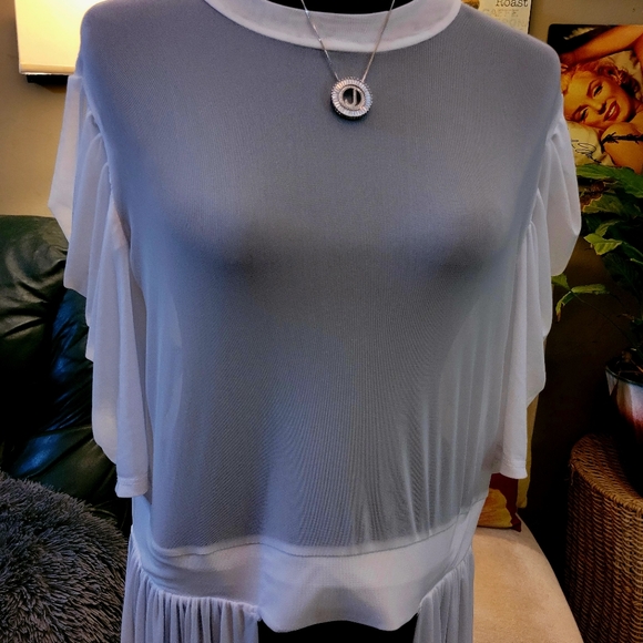 The Curve by Judani Sheer Duster Top - Picture 5 of 7